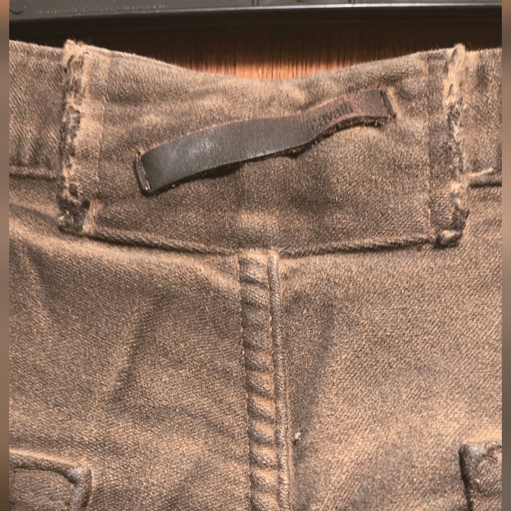 Just Cavalli RARE Brown&Tan Art Fade Vintage Cotton Pants UNISEX EU52 US36"/33" - Picture 7 of 16
